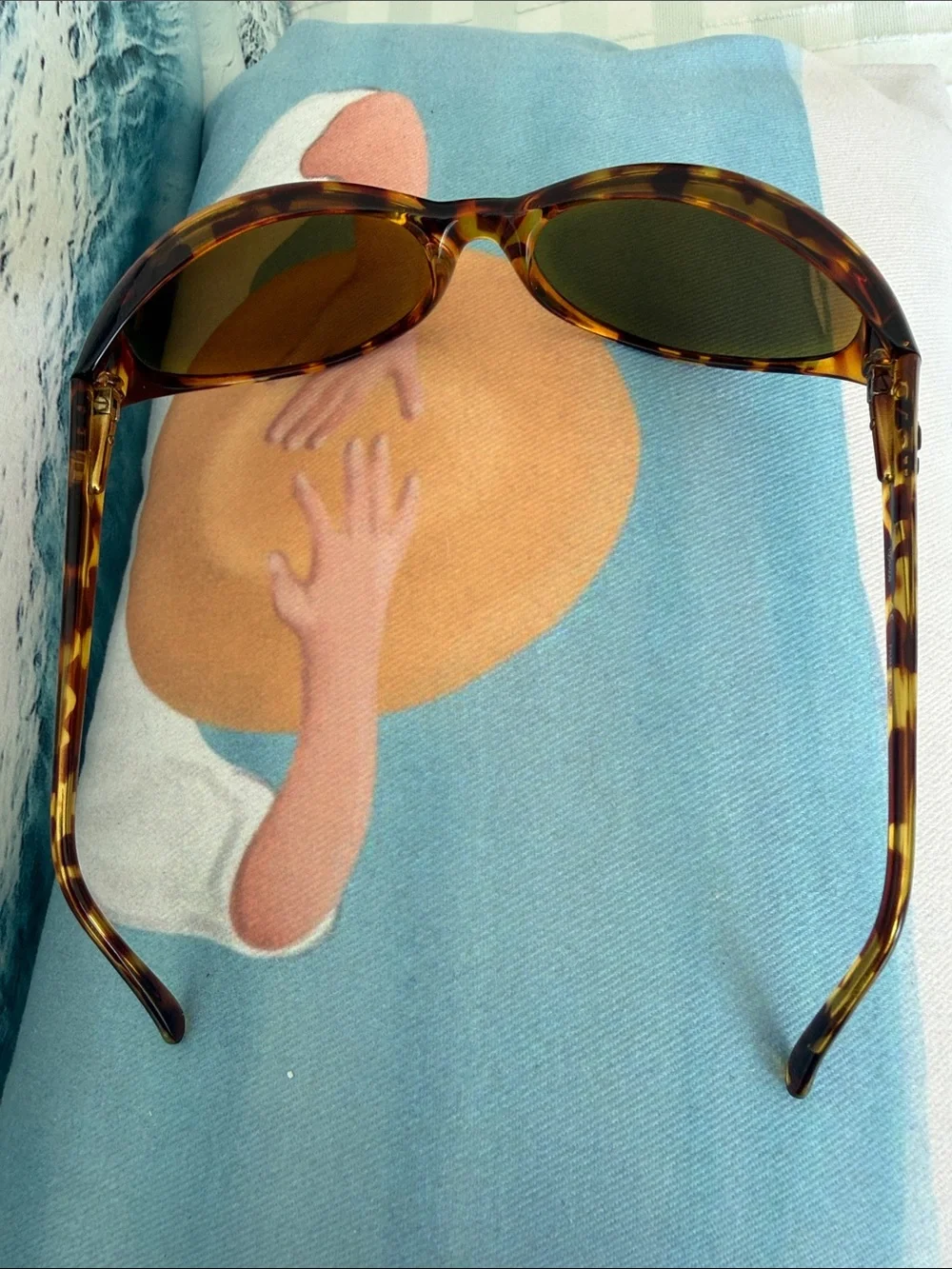 Revo Vintage Tortoiseshell Cat-Eye Sunglasses with Brown Lenses